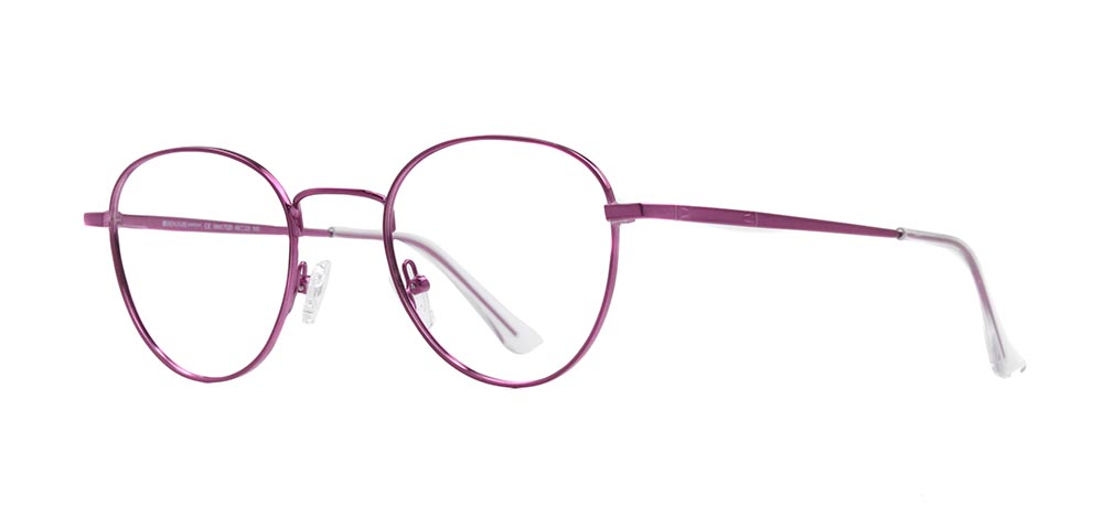 BENX PREMIUM Eyeglasses Teenage Woman Oval Full-Rimmed Metal Unfiltered BXMTL 7020.49-C.52